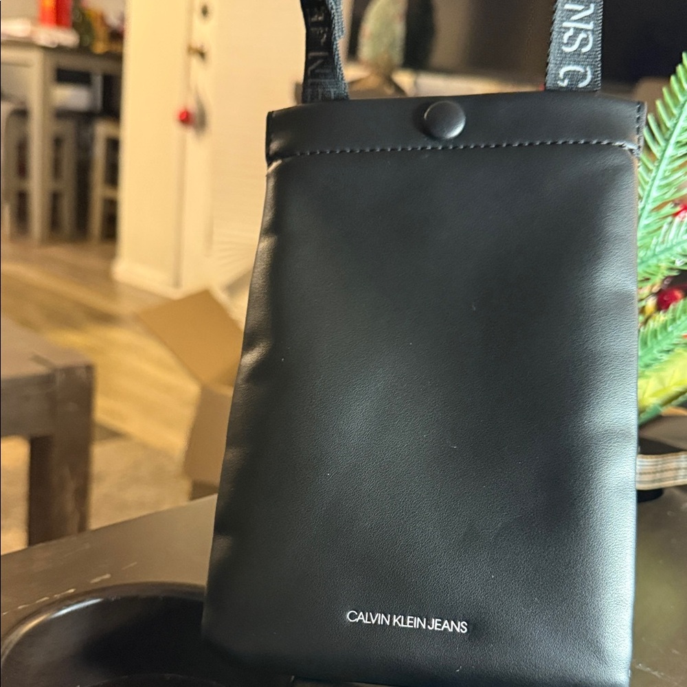 Calvin Klein Black Crossbody Belt Bag